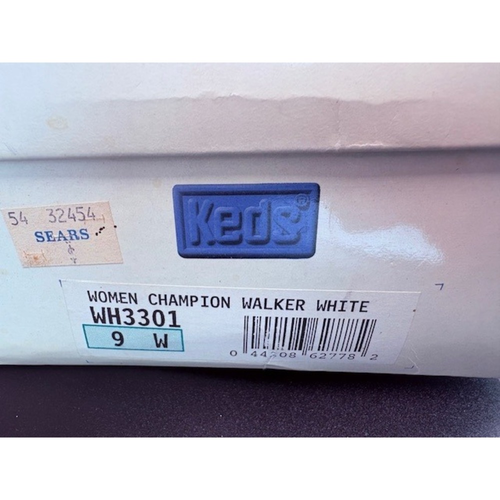 Vintage Keds Womens Champion Walker White WH3301 Size 9 - Picture 9 of 9